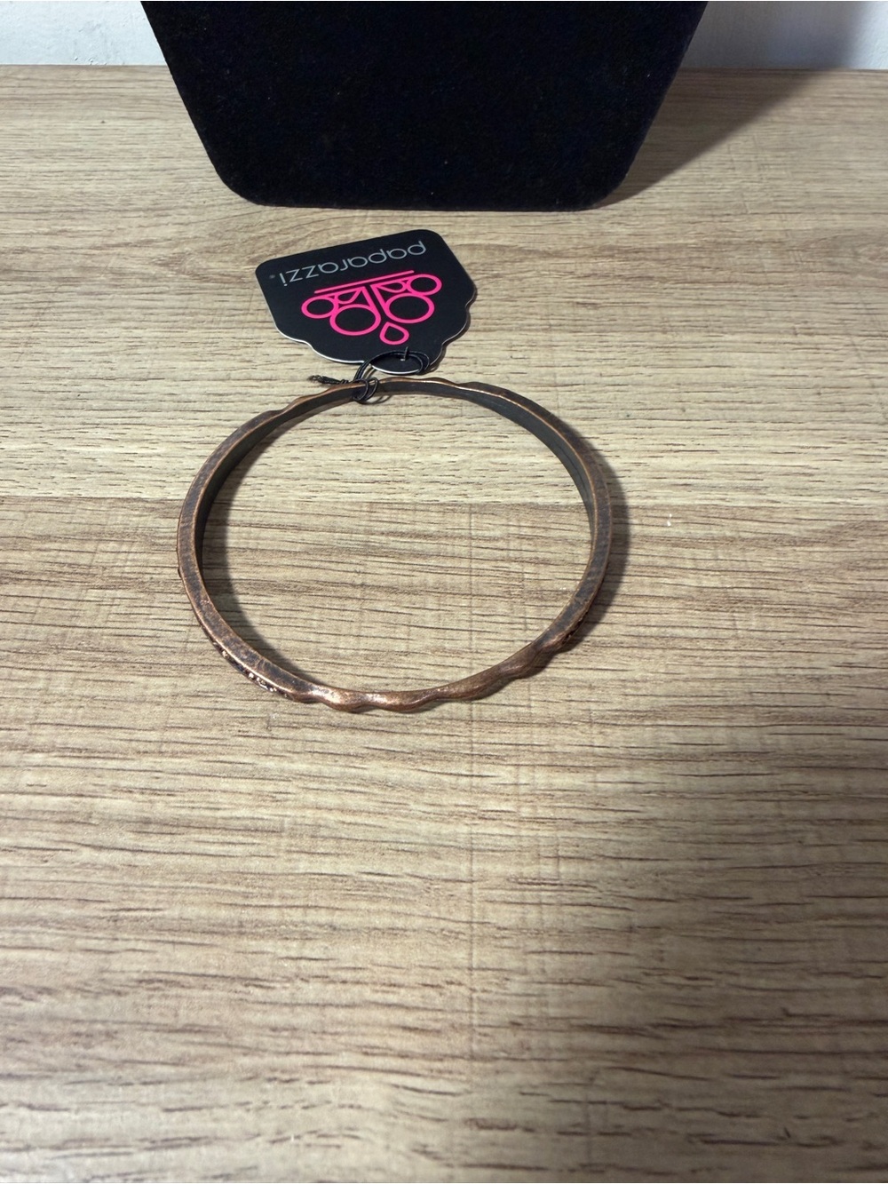 paparazzi Copper-Tone Wavy Stackable Bangle Bracelet